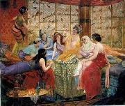 Arab or Arabic people and life. Orientalism oil paintings  227, unknow artist